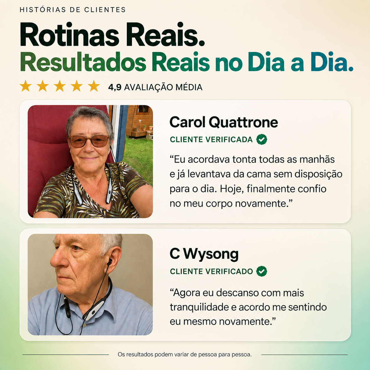 Vertiva Balance™ — Fones de Terapia com Luz Vermelha